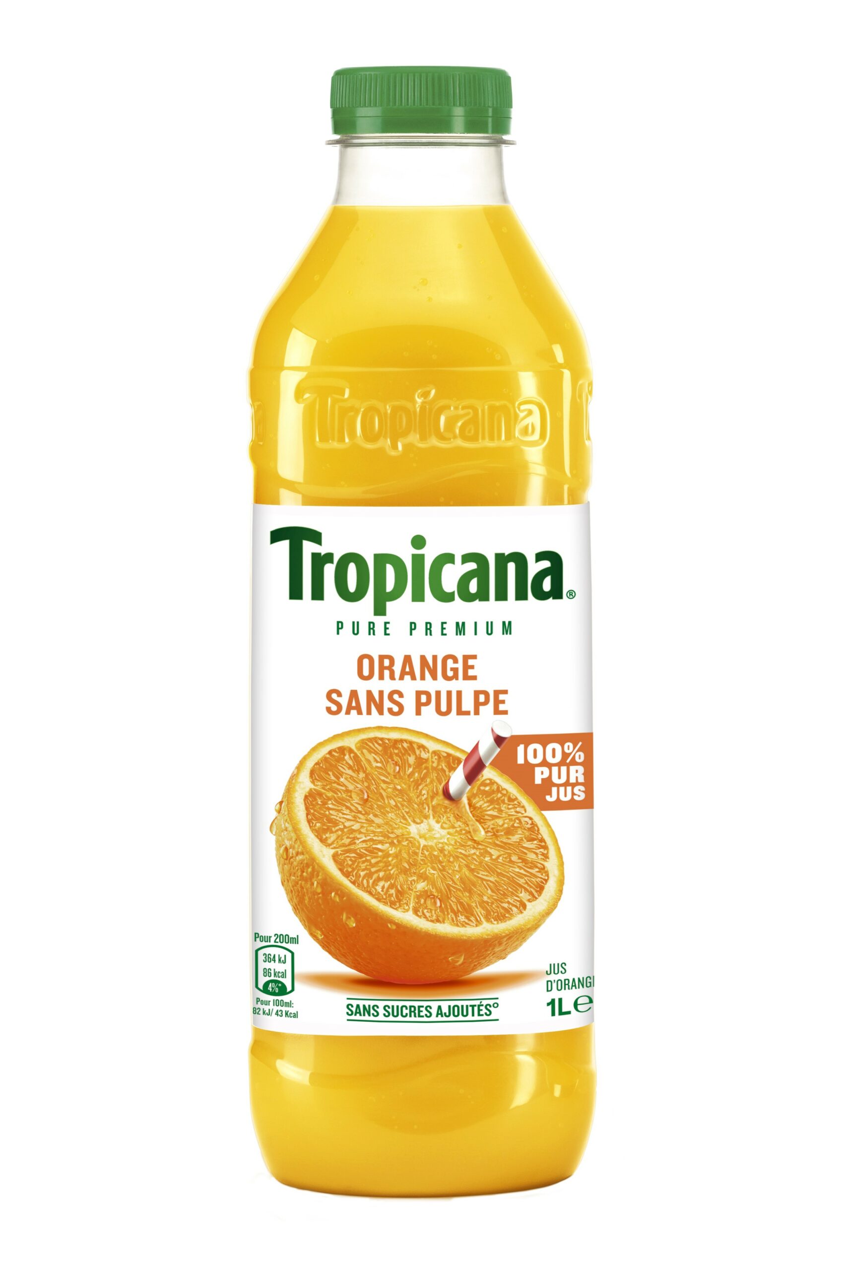 Jus de fruits Tropicana Orange 1 Litre - LCV TRAITEUR
